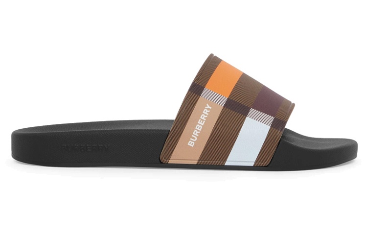 Burberry Fashion Slippers 'Brown Check' 圖 2