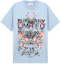 Buy Burberry Kaos Unisex Motif Bunga Monogram Warna Biru Muda 80374681
