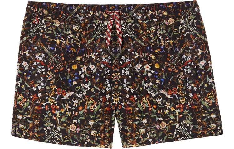 Order Burberry Floral Print Drawstring Swim Shorts Black. 80425821