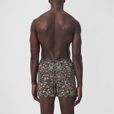 Burberry Floral Print Drawstring Swim Shorts Black. 80425821 Shop Burberry Floral Print Drawstring Swim Shorts Black. 80425821