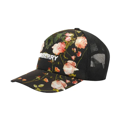 Burberry Floral Trucker Cap Black