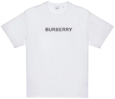 Order Camiseta Burberry Blanca Logo en Espuma Para Hombre Ajuste Suelto. 80553091