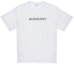 Order Burberry Foam Letter Logo White Loose Fit T-Shirt for Men. 80553091
