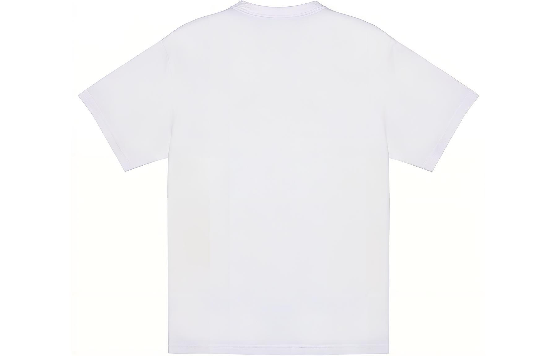 Lookbook 버버리 폼 레터 로고 화이트 루즈핏 남성 티셔츠. 80553091