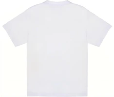 Lookbook Camiseta Burberry Blanca Logo en Espuma Para Hombre Ajuste Suelto. 80553091