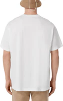 Purchase Camiseta Burberry Blanca Logo en Espuma Para Hombre Ajuste Suelto. 80553091