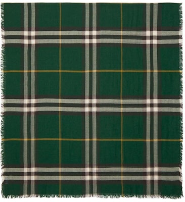 Burberry 流蘇設計羊毛圍巾 情侶款 綠色款式 80800961 Order Burberry 流蘇設計羊毛圍巾 情侶款 綠色款式 80800961