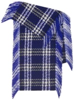 Burberry Fringe Wool Scarf Unisex Couple Style in Knight Blue. 80908041 Burberry Fringe Wool Scarf Unisex Couple Style in Knight Blue. 80908041