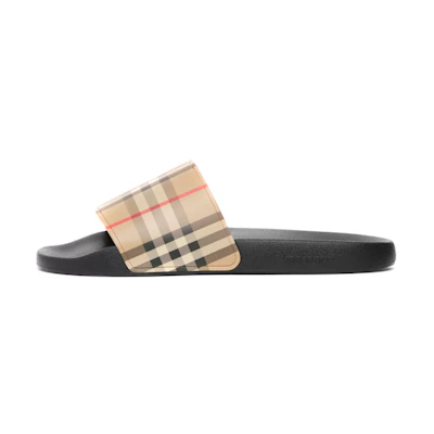 Burberry Furley Check Slide 'Archive Beige'