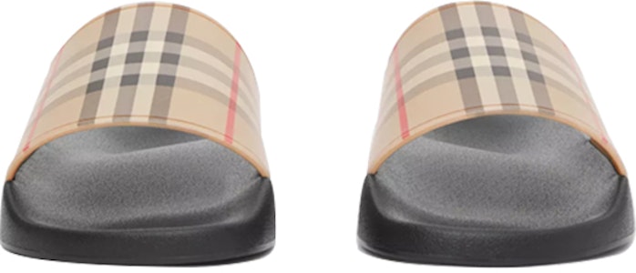 Burberry Furley Check Slide 'Beige Arkib' 8023965 Lookbook Burberry Furley Check Slide 'Beige Arkib' 8023965