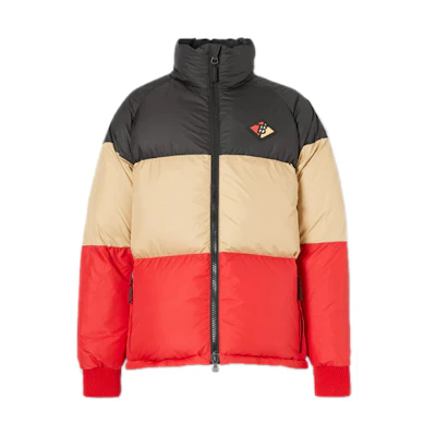 Burberry FW19 Black Colorblock Logo Puffer Jacket 80236561