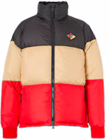 Order Burberry FW19 Jaket Puffer Logo Blok Warna Hitam 80236561
