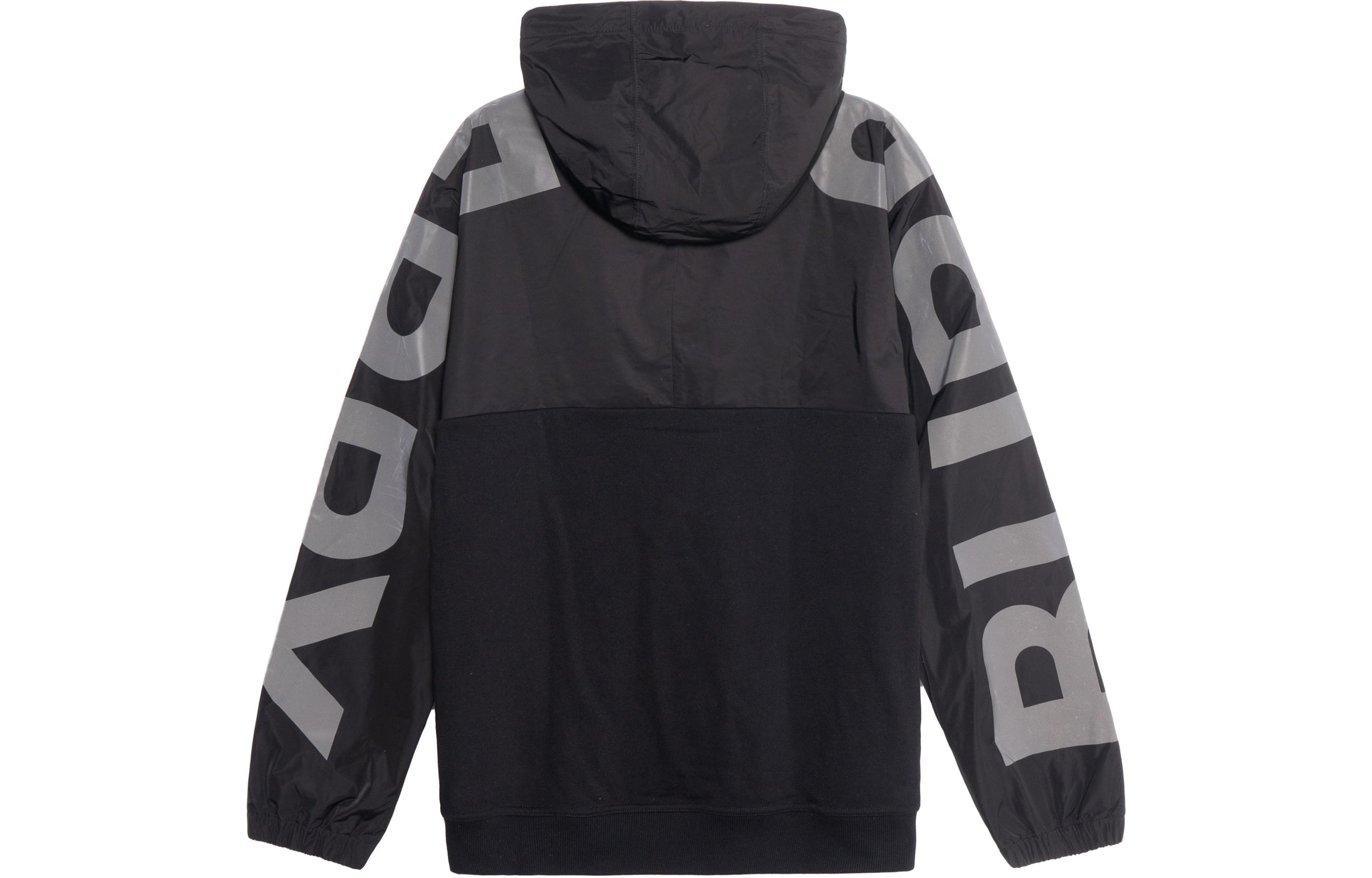 Burberry FW21 Black Cotton Jacket with Logo Print Hoodie. 80456871 圖 3