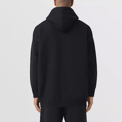 Burberry FW21 Hoodie Wool Hitam Logo. 80455111 Purchase Burberry FW21 Hoodie Wool Hitam Logo. 80455111