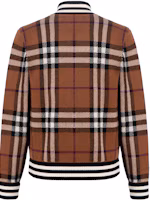 Lookbook Burberry FW21 格紋羊絨飛行夾克 棕色 80507651