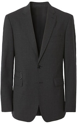 Burberry FW21 Dark Charcoal Single-Breasted Long Sleeve Blazer. 80442081 Buy Burberry FW21 Dark Charcoal Single-Breasted Long Sleeve Blazer. 80442081