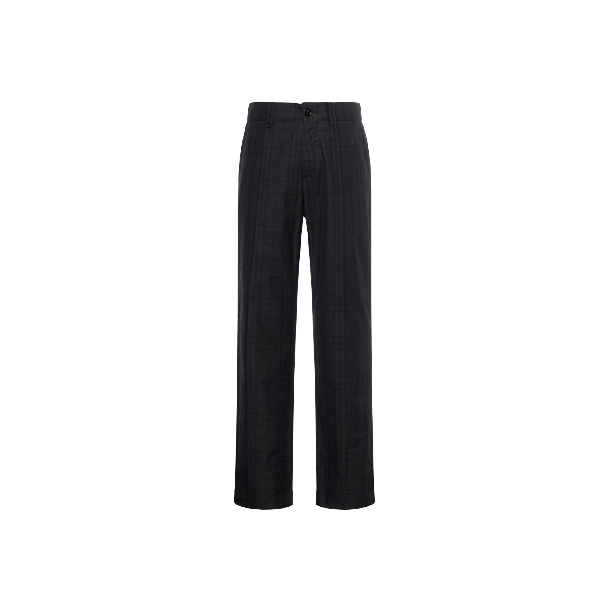 Burberry FW21 Grey Check Pleated Tailored Casual Pants. 80442971