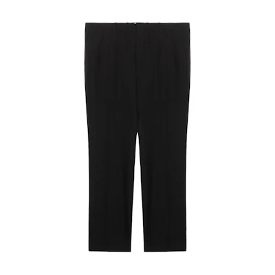 Burberry FW21 Hidden Closure Tailored Wool Cargo Pants Black 80454661