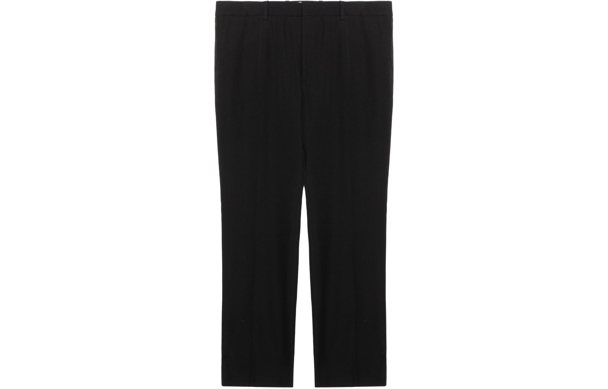 Burberry FW21 Hidden Closure Tailored Wool Cargo Pants Black 80454661 圖 2