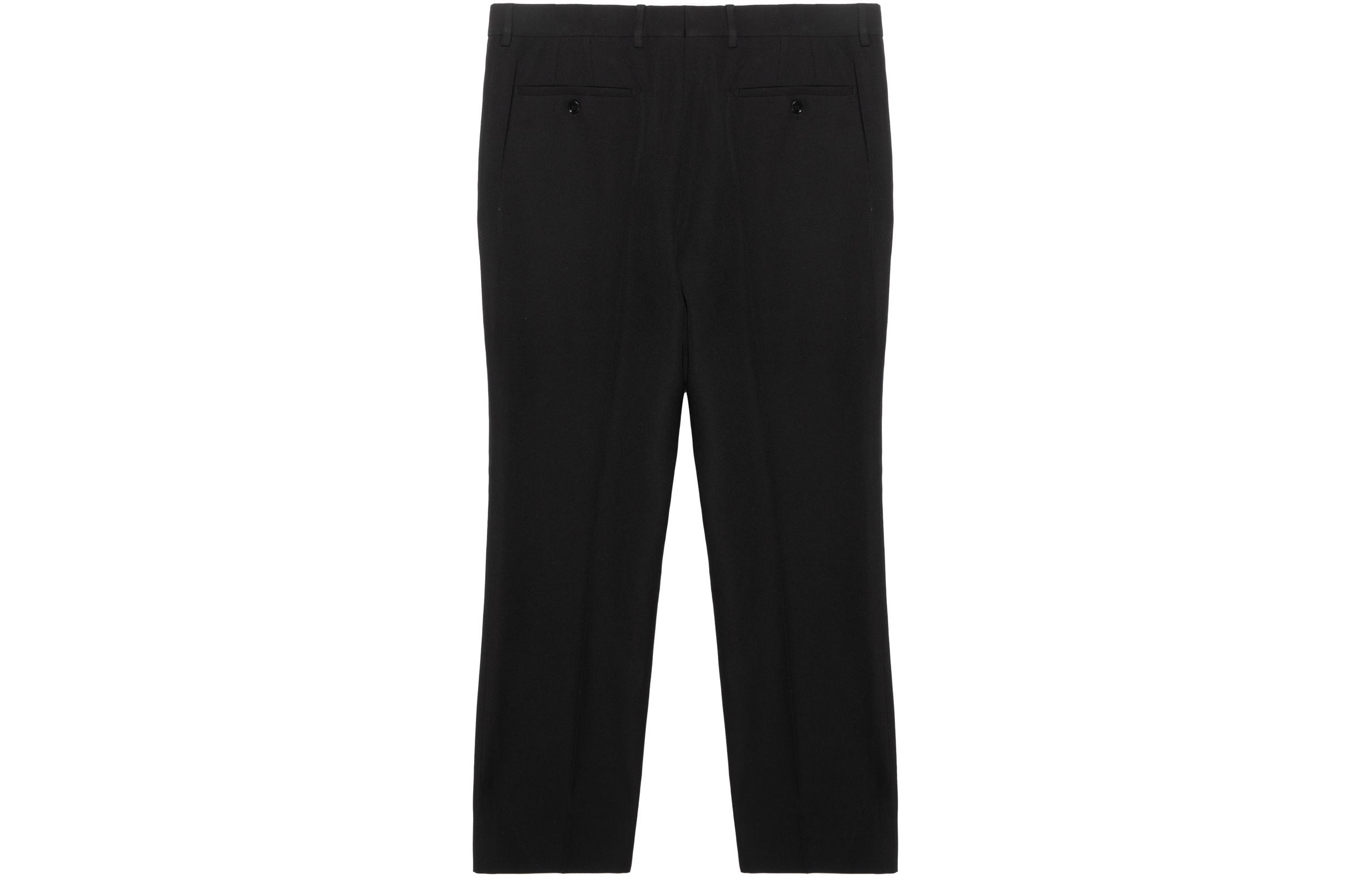 Burberry FW21 Hidden Closure Tailored Wool Cargo Pants Black 80454661 圖 3