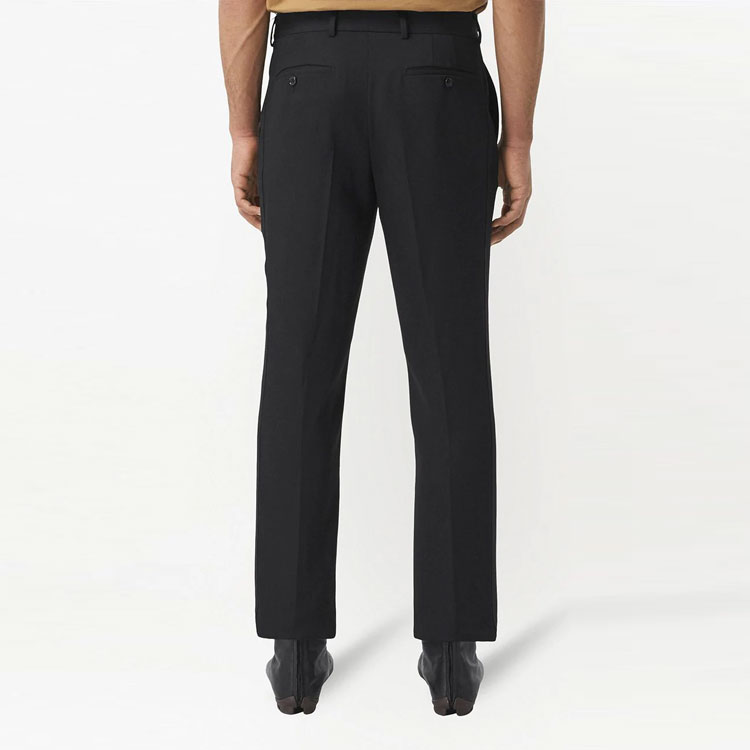 Burberry FW21 Hidden Closure Tailored Wool Cargo Pants Black 80454661 圖 5