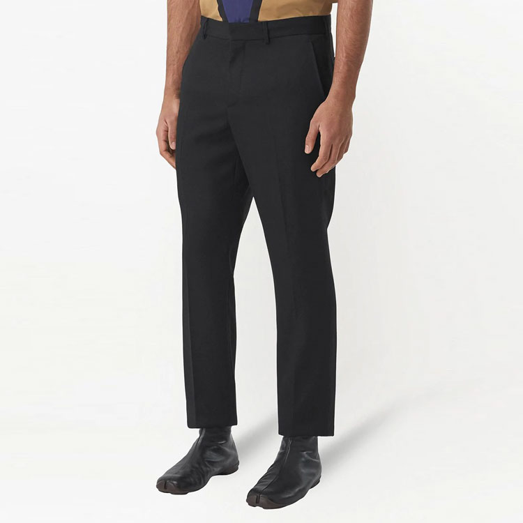 Burberry FW21 Hidden Closure Tailored Wool Cargo Pants Black 80454661 圖 6