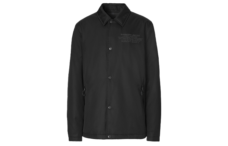 Burberry FW21 Logo Print Jacket Black 80349411