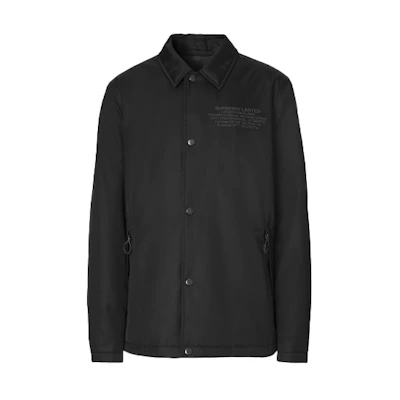 Burberry FW21 Logo Print Jacket Black 80349411