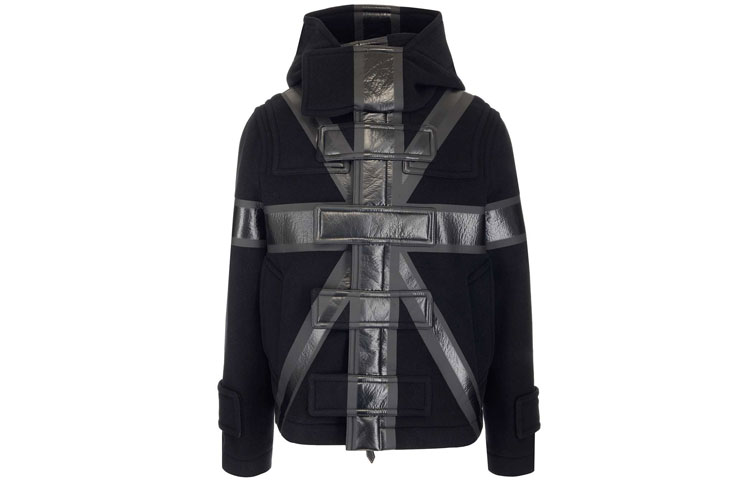 Burberry FW21 Single-Breasted Hooded Jacket Men’s Black 80454041