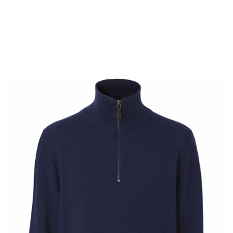 Details for 博柏利 FW21 条纹高领针织毛衣 深蓝色 80443261