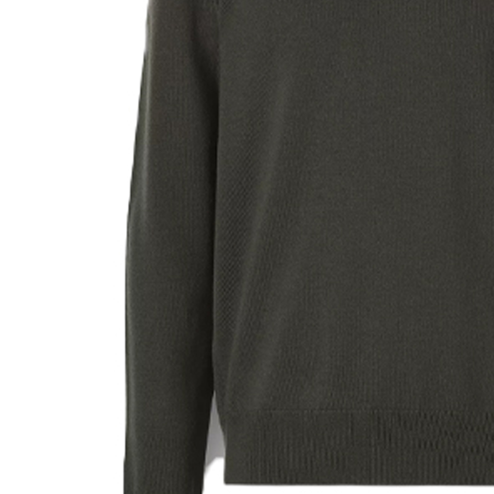 Sizing Burberry FW21 Sweater Buluh Ikonik Jalur Hijau Gelap. 80443331