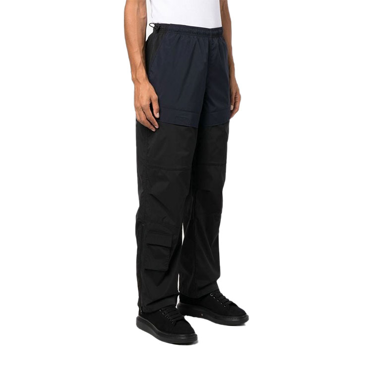 Burberry FW22  Black Colorblock Drawstring Straight-Leg Casual Pants. 80596611 圖 5