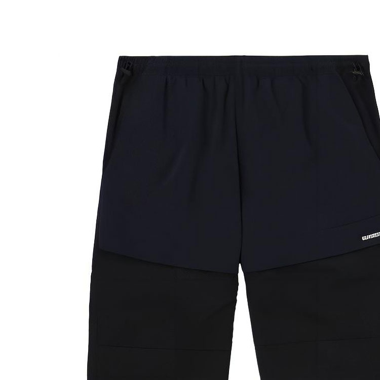 Burberry FW22  Black Colorblock Drawstring Straight-Leg Casual Pants. 80596611 圖 7