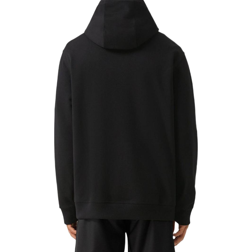 Shop Burberry FW22  Black Crystal-Embellished Pullover Hoodie. 80651371