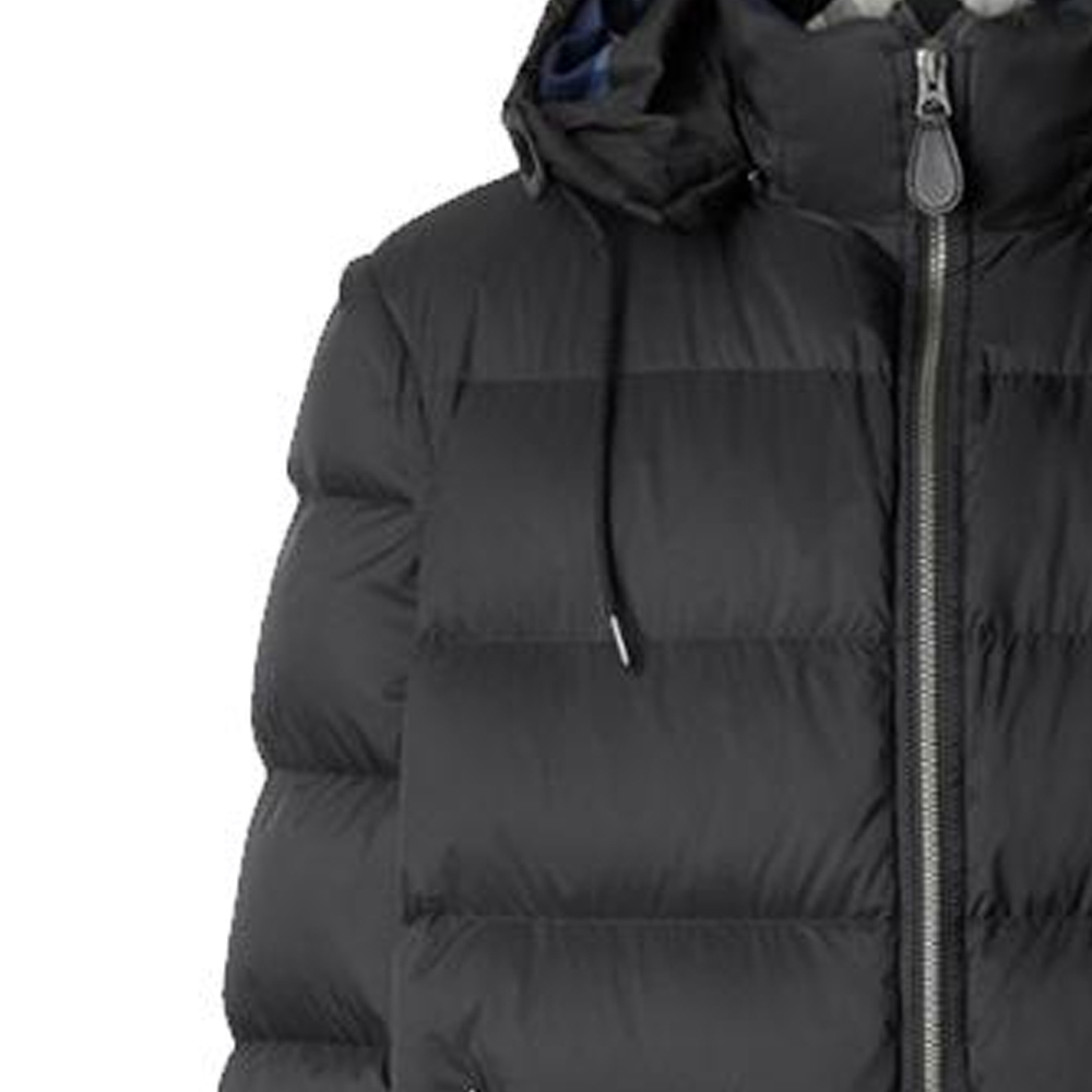 Burberry FW22  Black Detachable Hood Quilted Down Jacket 80475681 圖 6