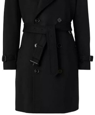 Burberry FW22 Black Double-Breasted Long Sleeve Coat. 80580221 Cheap Burberry FW22 Black Double-Breasted Long Sleeve Coat. 80580221