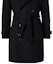 Cheap Burberry FW22 Black Double-Breasted Long Sleeve Coat. 80580221