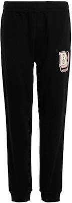 Burberry FW22 Pantalones Negros de Punto con Cintura Elástica y Logo Bordado. 80575691 Order Burberry FW22 Pantalones Negros de Punto con Cintura Elástica y Logo Bordado. 80575691