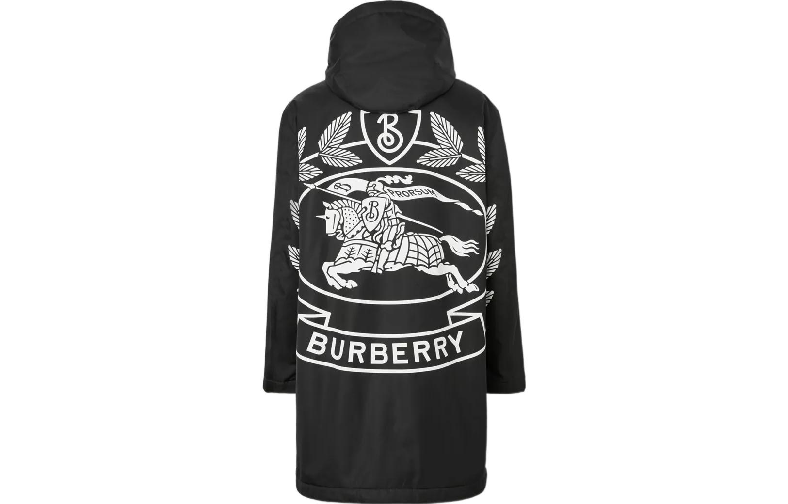 Lookbook Burberry FW22  Black Hoodie Jacket with Back Print Design. 80582131
