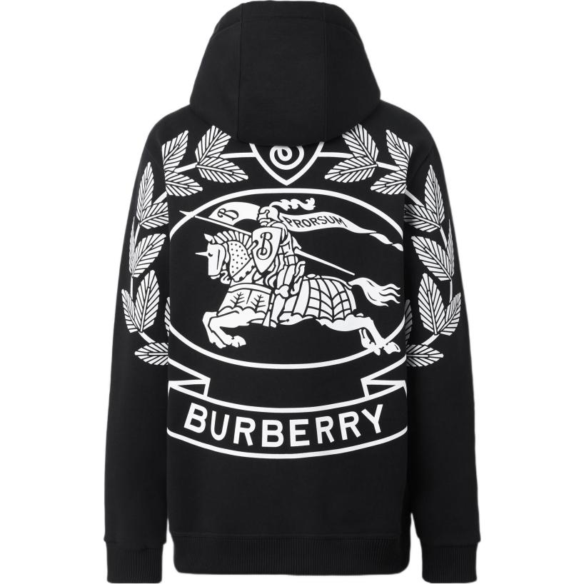 Lookbook Burberry FW22  Black Hoodie with Letter Print. 80579671