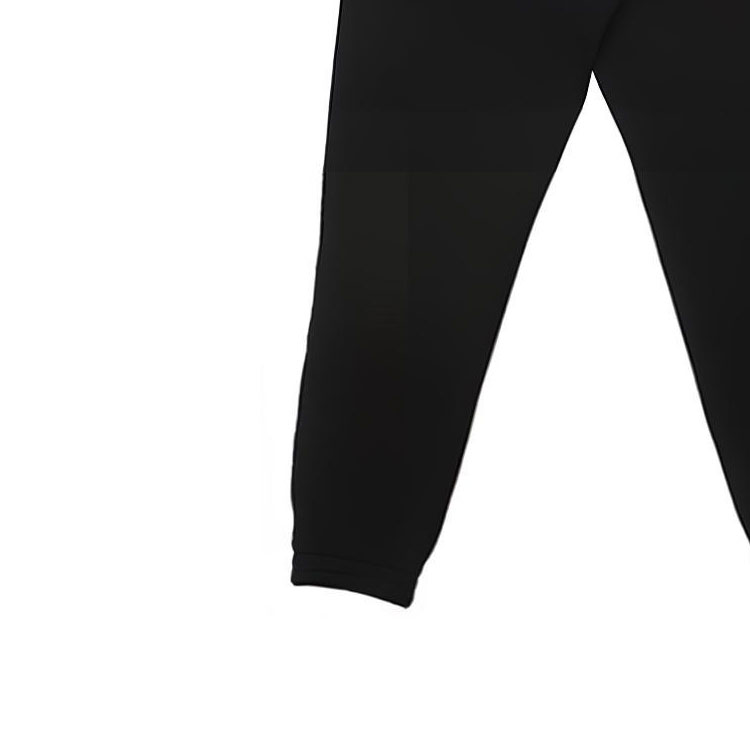 Cheap Burberry FW22 黑色針織綉Logo圖案休閒長褲 80530171