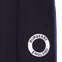 Shop Burberry FW22 Black Logo Knit Jogger Sweatpants. 80607921