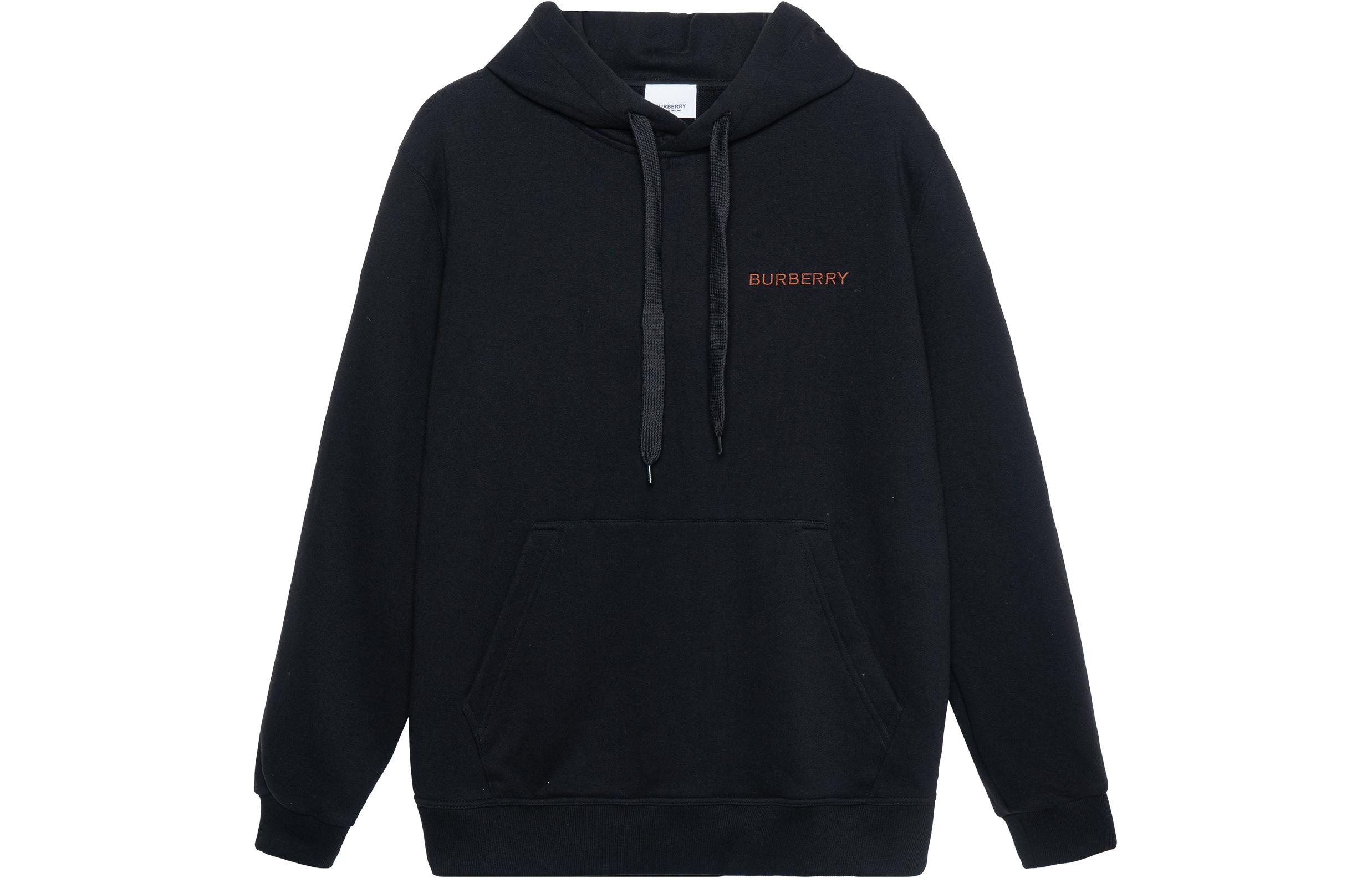 Burberry FW22  Black Logo Print Long Sleeve Casual Sweatshirt. 80575431 圖 2