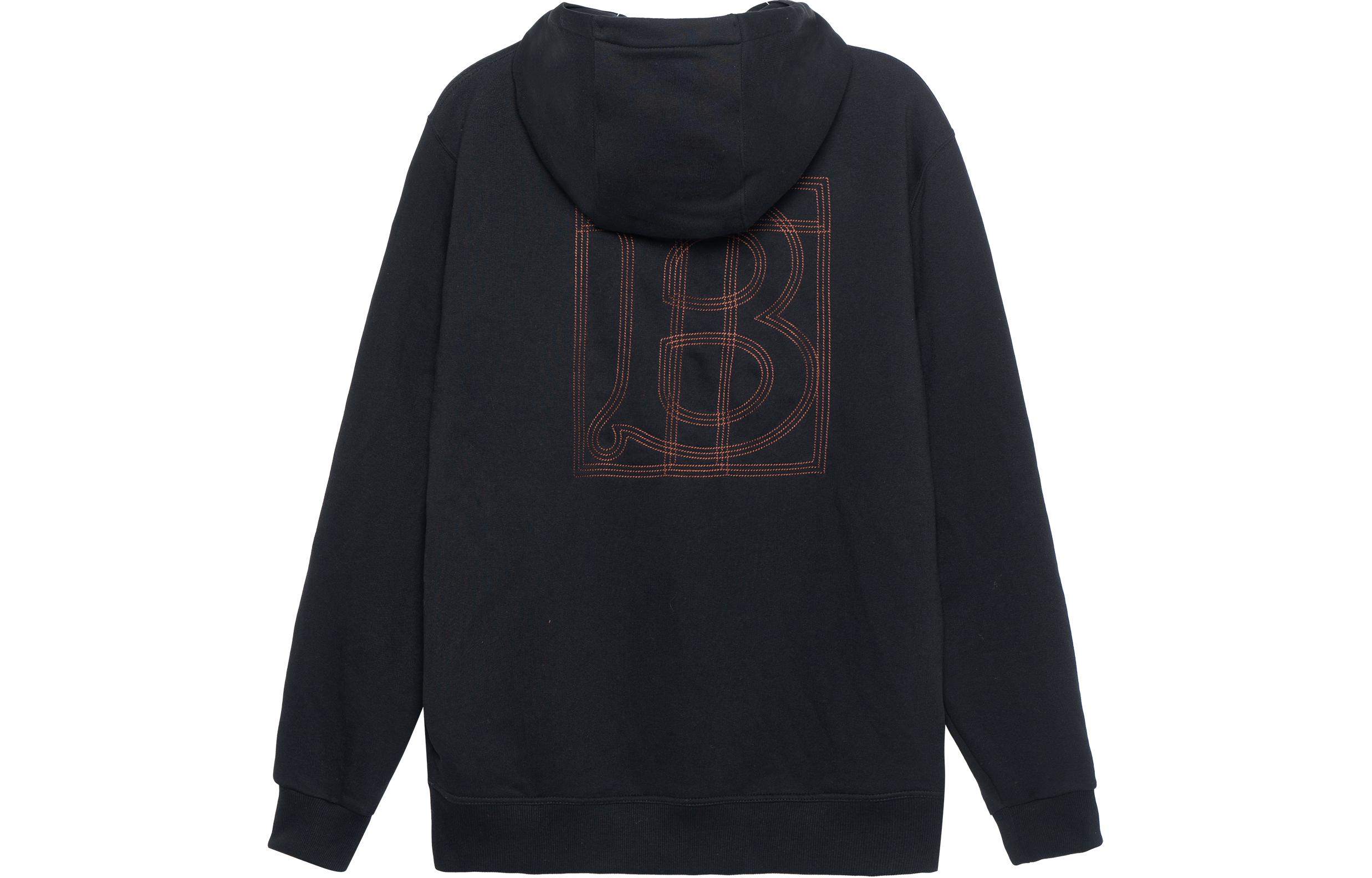 Burberry FW22  Black Logo Print Long Sleeve Casual Sweatshirt. 80575431 圖 3