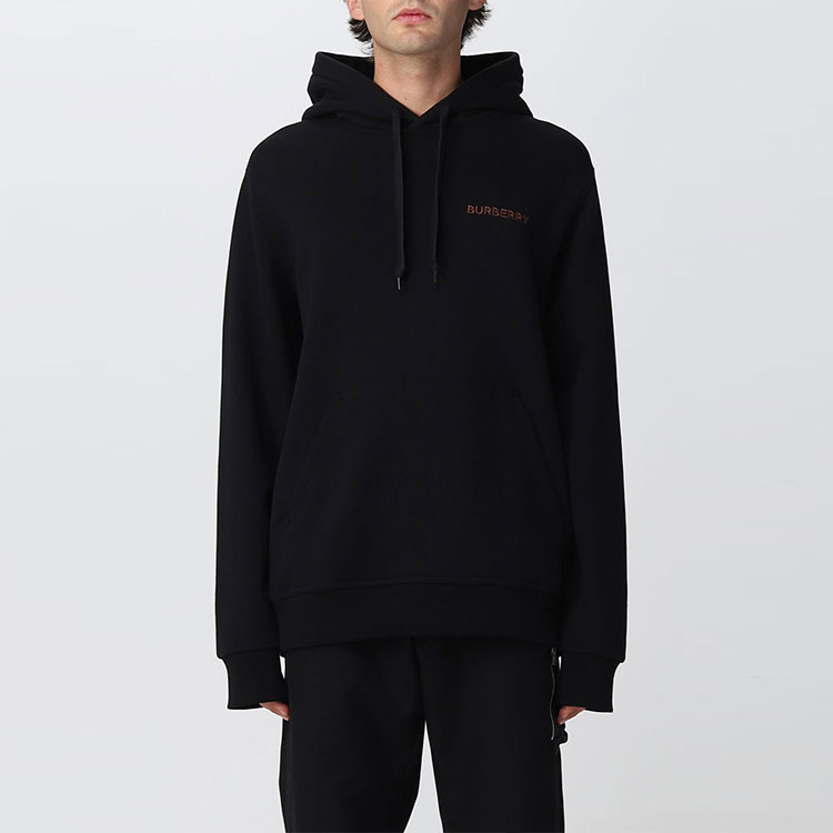 Burberry FW22  Black Logo Print Long Sleeve Casual Sweatshirt. 80575431 圖 4