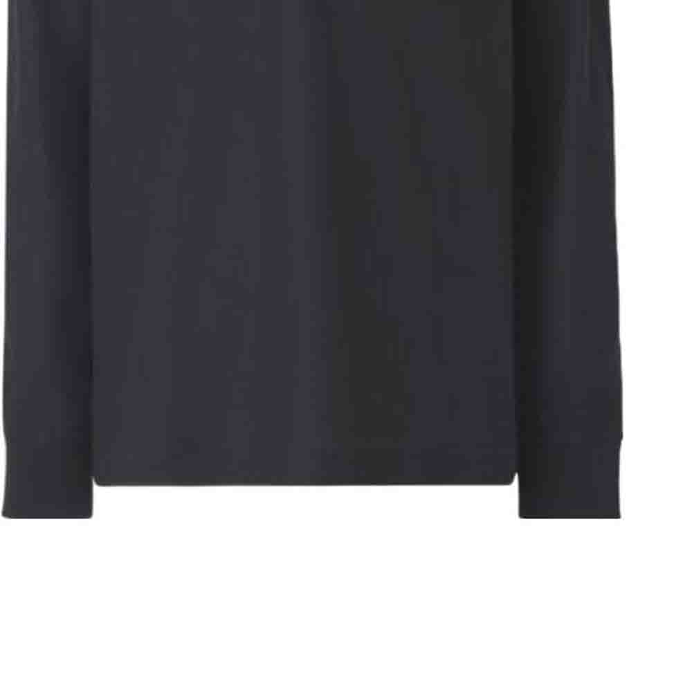 Sizing Burberry FW22 Polo Manga Larga Negra con Logo Bordado. 80530611