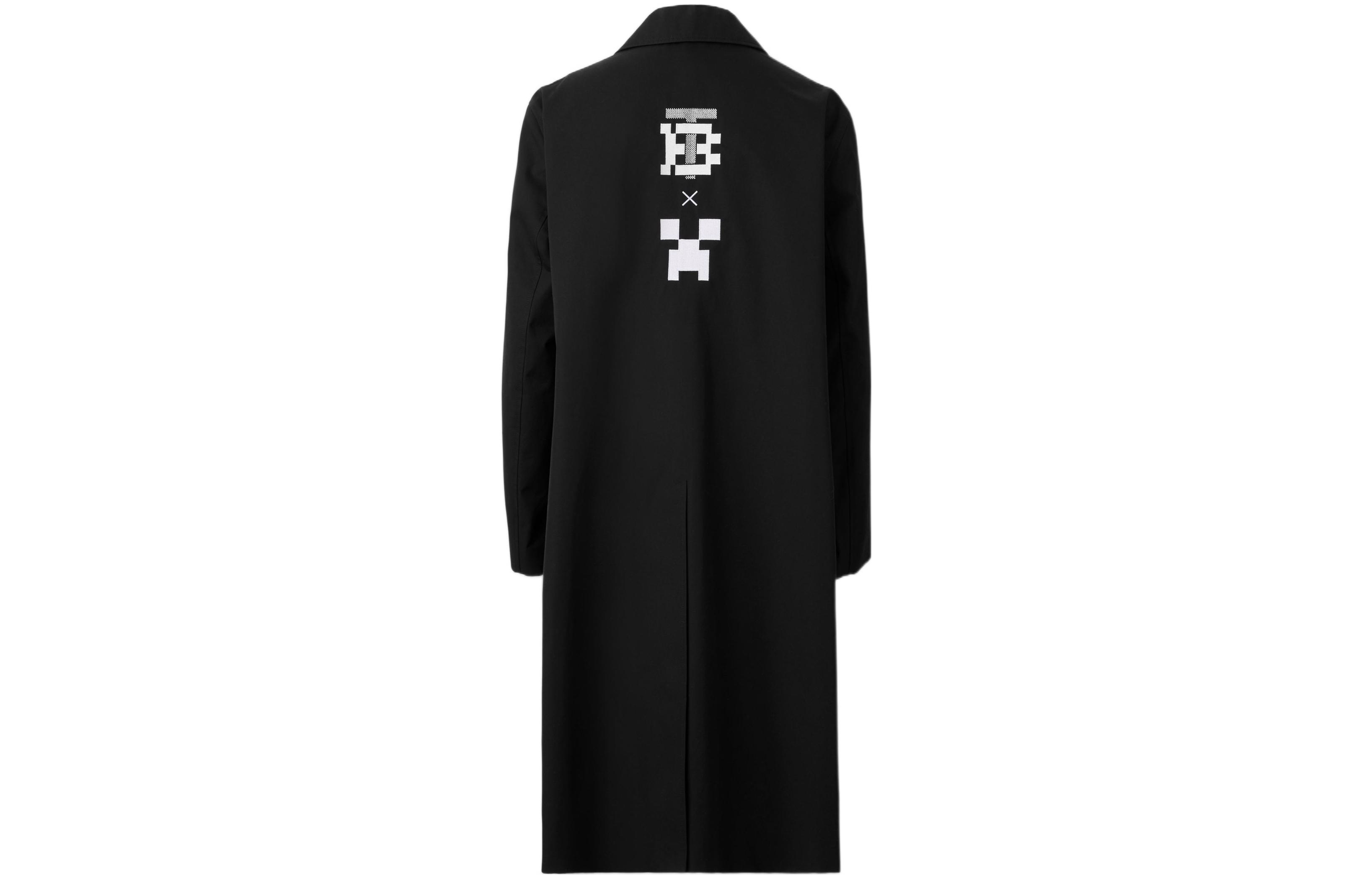 Burberry FW22  Black Mid-Length Trench Coat with Back Logo Detail. 80643641 圖 3