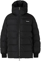 Burberry FW22 Black Puffer Jacket with Logo Print Hood. 80601931 Burberry FW22 Black Puffer Jacket with Logo Print Hood. 80601931