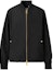 Buy Burberry FW22 Black Solid Color Zip-Up Bomber Jacket. 80616491