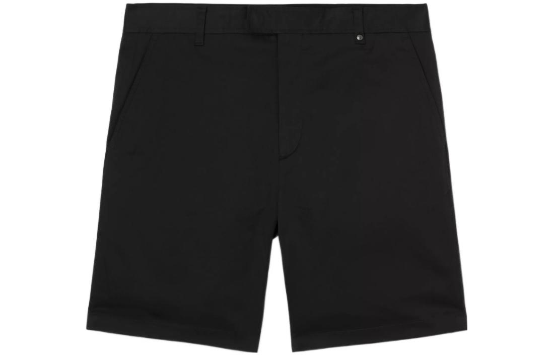 Burberry FW22  Black Solid Loose Fit Stretch Shorts 80551841 圖 2